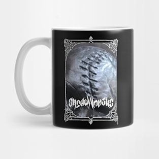 Black Stitched Red Angel Mug